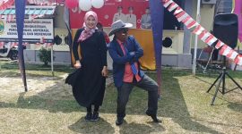 Perindagkop Lingga Meriahkan HUT RI dengan Lomba Unik | Foto : Zonamu/Wandi