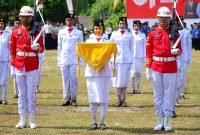Pasukan Pengibar Bendera Merah Putih Tingkat Kabupaten Lingga | Foto : Zonamu/Diskominfo Lingga