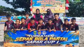 Perjalanan Sepuluh Bocah SD Menembus Laut Demi Sepak Bola | Foto : Zonamu/Imam
