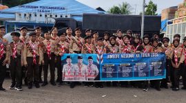 32 Kontingen Pramuka Lingga Berangkat Ikuti Jambore Nasional XII 2026 | Foto : Zonamu/Ridho