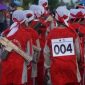 Para peserta gerak jalan beberapa waktu lalu di Dabo Singkep | Foto : Zonamu/ist