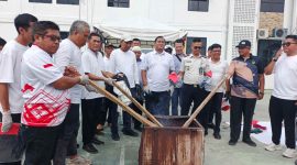 Kejari Lingga Musnahkan 61 Barang Bukti Perkara Pidum | Foto : Zonamu/Wandi