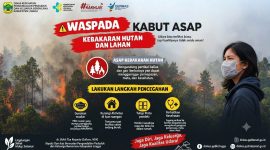 Kabut Asap Dua Pekan, Dinkes Lingga Ingatkan Warga | Foto : Zonamu/Ist