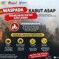 Kabut Asap Dua Pekan, Dinkes Lingga Ingatkan Warga | Foto : Zonamu/Ist
