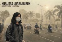 Ilustrasi Kabut asap | Foto : Zonamu/AI