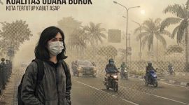 Ilustrasi Kabut asap | Foto : Zonamu/AI
