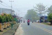 Potret kondisi Dabo Singkep masih berkabut | Foto : Zonamu/Wandi