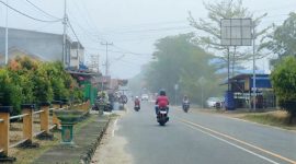 Potret kondisi Dabo Singkep masih berkabut | Foto : Zonamu/Wandi