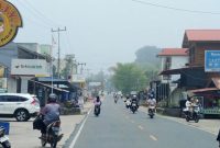 Potrer kondisi kabut di wilayah Kota Dabo Singkep | Foto : RRI/Wandi