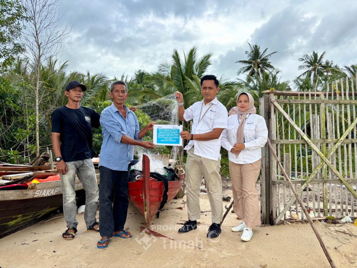 Merajut asa bersama nelayan, komitmen Holistik PT Timah untuk kesejahteraan pesisir dan kelestarian laut| Foto: Zonamu/Humas PT Timah