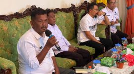 Kadisperindagkop UKM Lingga saat memberikan pengarahan | Foto : Zonamu/Ist
