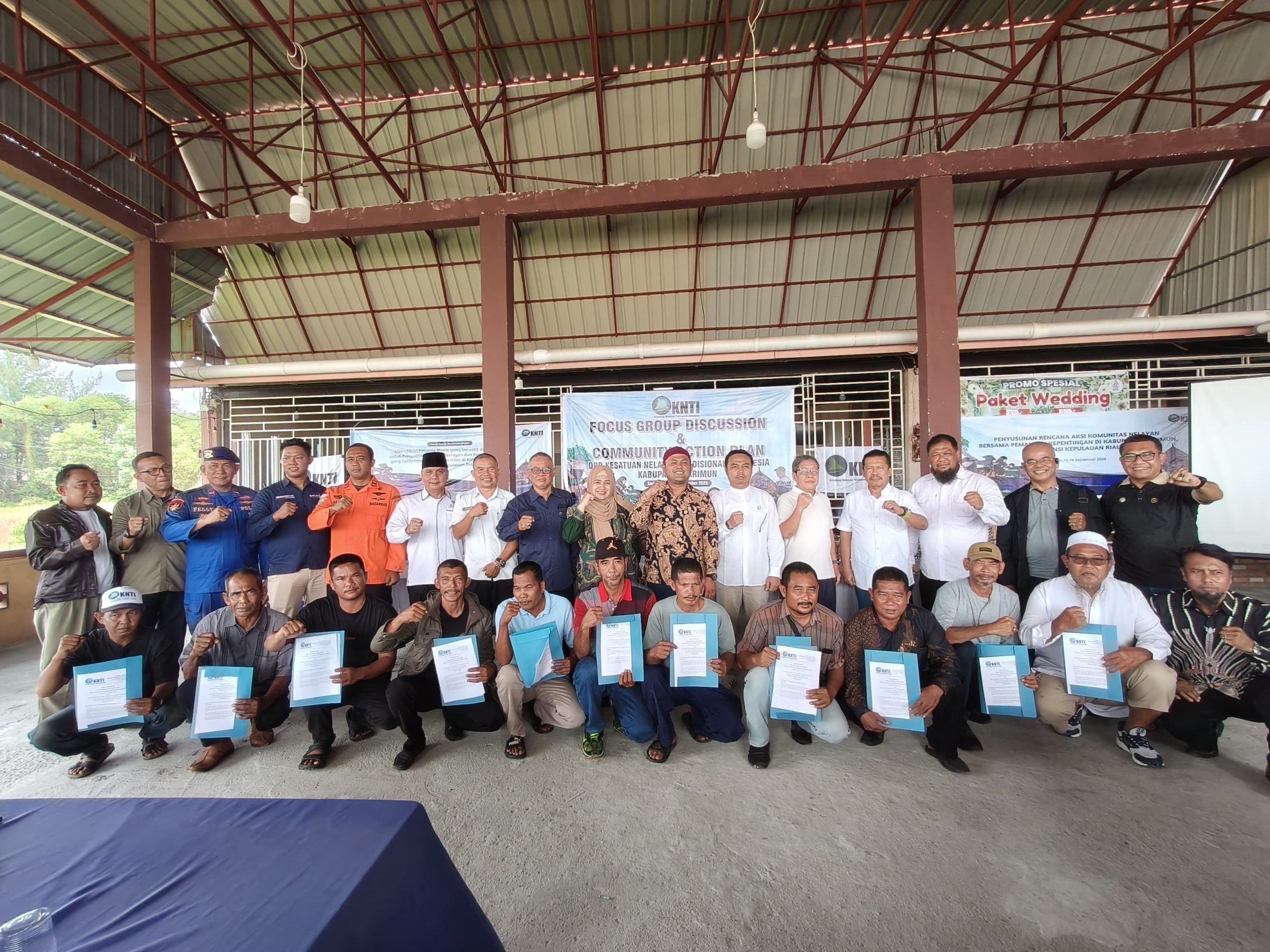 BPR Tuah Karimun gandeng KNTI Karimun buat bikin gebrakan baru lewat kolaborasi pemberdayaan ekonomi nelayan | Foto: Zonamu/Humas BPR Tuah Karimun