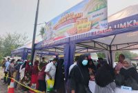 Gerakan Pangan Murah bagi Masyarakat Dabo Singkep | Foto : Zonamu/Wandi