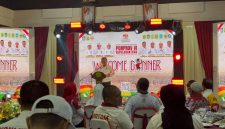 Ketua PB Porprov Kepri Asmin Patros saat kata sambutan | Foto : Wandi