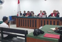 Hakim Tunda Vonis Zakaria, Terdakwa Pembunuh Istri Siri | Foto : Zonamu/Wandi