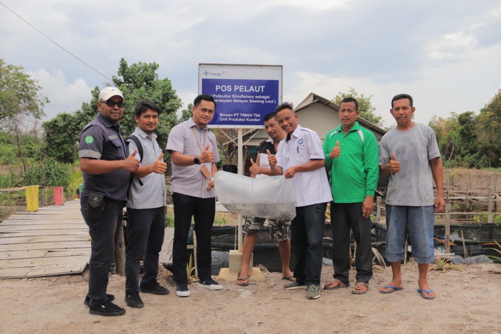 Menumbuhkan harapan dari desa, PT Timah dukung warga Sawang Laut Kabupaten Karimun kembangkan potensi lokal | Foto: Zonamu/Humas PT Timah