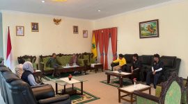 Satker Perumahan dan Kawasan Pemukiman Wilayah Kepri saat bersilahturahmi dengan Wabup Lingga Novrizal | Foto : Zonamu/Andi