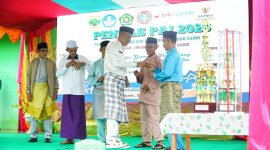 Sekda Lingga saat membuka kegiatan PAI di desa Musai | Foto : Diskominfo Lingga