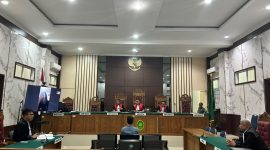 Mantan Kades Pulau Medang Jalani Sidang Perdana Korupsi Dana Desa | Foto : Zonamu/Ist