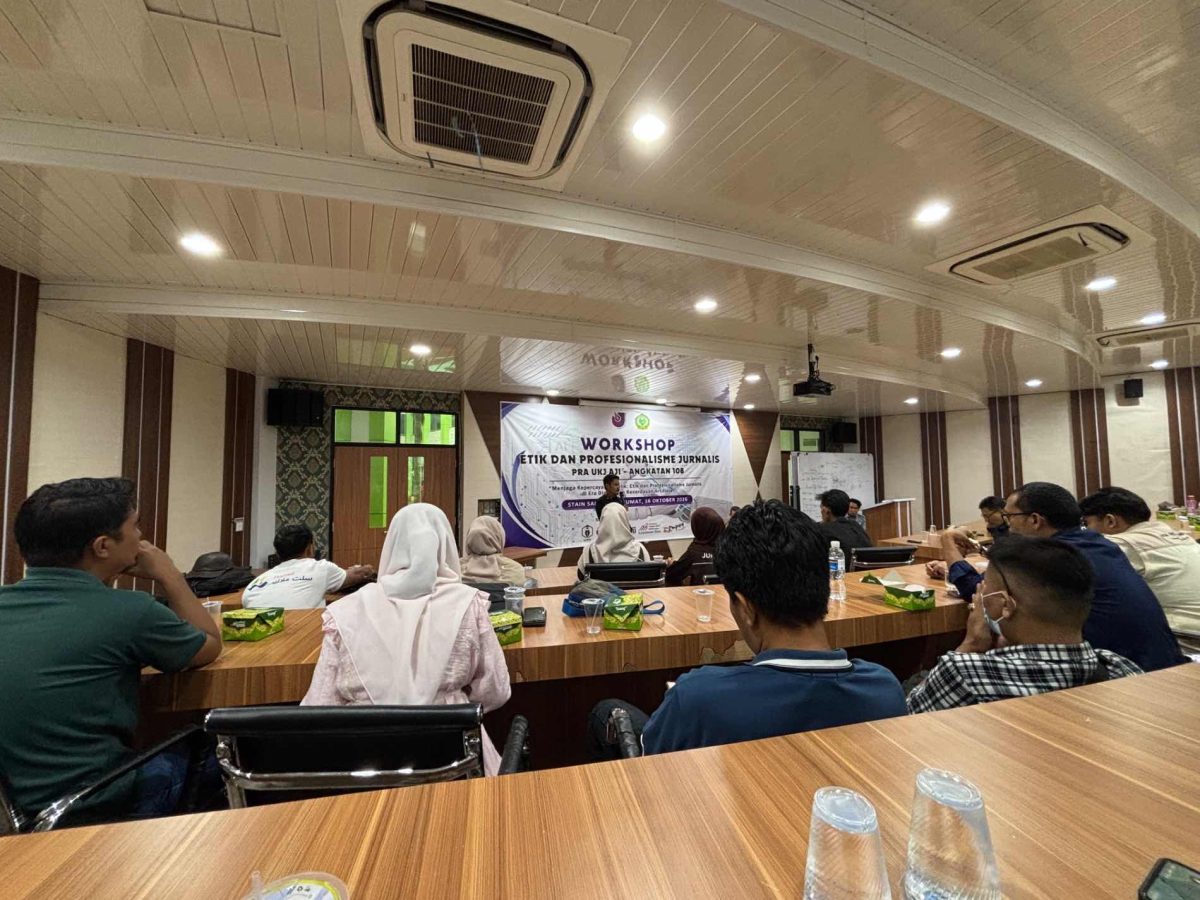 Peserta UKJ AJI Tanjungpinang saat mengikuti workshop | Foto : Zonamu/Wandi