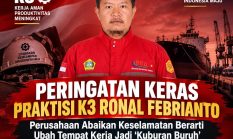 Refleksi Ronal Febrianto: Menghidupkan P2K3 dan Permenaker No. 13 Tahun 2025 demi Kedaulatan Industri Maritim Kepri