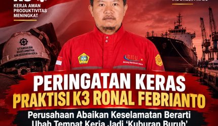 Infografis: Peringatan Keras Praktisi K3 Ronal Febrianto, Perusahaan Abaikan Keselamatan Berarti Ubah Tempat Kerja Jadi "Kuburan Buruh" | Foto: Zonamu