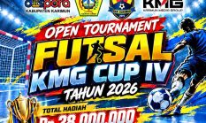 Open Tournament Futsal KMG CUP IV Dibuka, Daftarkan Tim Terbaikmu dan Raih Total Hadiah Rp28 Juta