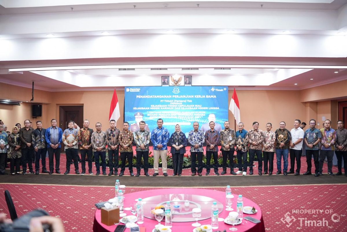 PT Timah Tbk resmi menjalin kerja sama strategis dengan Kejati Kepulauan Riau, Kejari Karimun, dan Kejari Lingga terkait pendampingan hukum dan pemulihan aset negara | Foto: Zonamu/Humas PT Timah