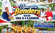 Jadi Pembina Upacara di SMAN 4 Karimun, Kukuh Arjunanto: Patah Hati Terbesar Bukan karena Pacar, tapi Gagal Bahagiakan Orang Tua